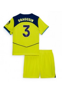 Tottenham Hotspur Radu Dragusin #3 Jalkapallovaatteet Lasten Kolmas peliasu 2025-26 Lyhythihainen (+ Lyhyet housut)